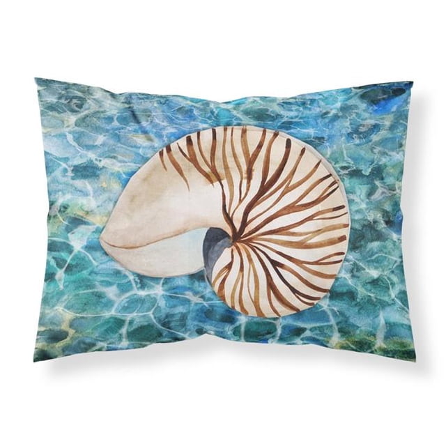 Carolines Treasures BB5368PILLOWCASE Sea Shell & Water Fabric Standard Pillowcase