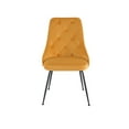 thumbnail image 1 of Topline Home Furnishings Velvet Side Chair with Black Legs, 1 of 6