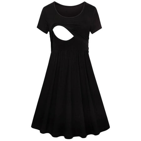 

Maternity Dress Lace Photography Women Pregnant Maternity Nursing Solid Breastfeeding Summer Maternity Dress Long Fall Dress