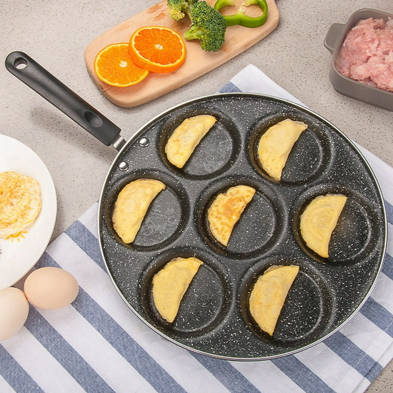 Breakfast Frying For Eggs Cooking Pancake Pan Aluminum Nonstick Pot with  Ceramic