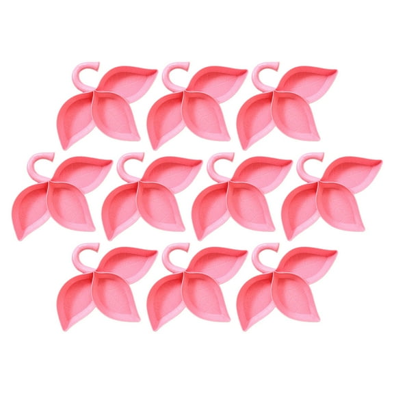 WEUVEB 10pcs Water Color Palette Practical Storage Holder Pink Plastic Mixing Paints Art Accessories