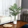 thumbnail image 2 of Artificial Tropical Palm Plants 4.5 Feet Fake Plant for Home Decor Indoor Outdoor Faux Areca Palm Tree in Pot for Home Office Perfect Housewarming Gift, 2 of 8