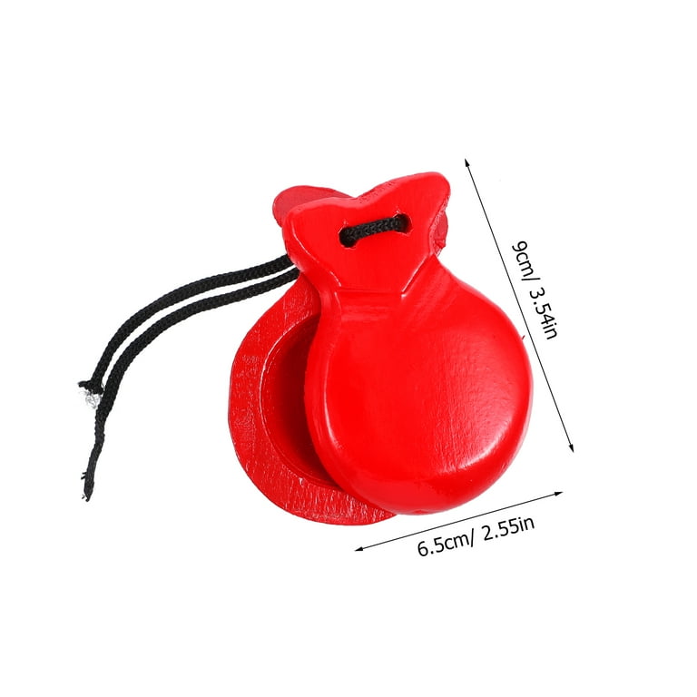 Discount Toy Musical Instrument Finger Castanets Clackers Percussion Instrument Idiophone For