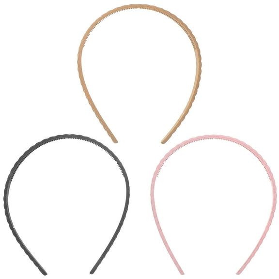 NIAIZEK 3pcs Toddler Headbands Lightweight and Portable Beige Hairbands for Girls Spring and Autumn Accessories