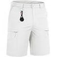 thumbnail image 6 of TACVASEN Men's Causal Outdoor Cargo Shorts Quick Dry Stretch Shorts With Pockets White 34, 6 of 6