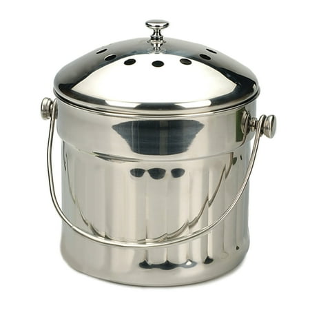 RSVP International Endurance® Stainless Steel Compost Pail