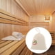thumbnail image 5 of Sombrero de fieltro de lana textil natural blanco para baño ruso SPA, protección para el cabello Estilo B 5, 5 of 9
