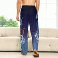 thumbnail image 3 of Demon Slayer Pajamas Pants 3D Printing Wide Leg PJ Pant Loungewear Casual Comfy Sleepwear Lounge Pants for Men WomenM, 3 of 9