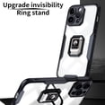 thumbnail image 4 of TECH CIRCLE iPhone 14 Pro Max Case 6.7" 2022 - Clear Back Case with Kickstand, Blue, 4 of 11