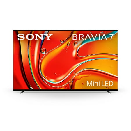 Sony 65” class BRAVIA 7 Mini LED QLED 4K HDR Smart Google TV K65XR70, 2024 Model