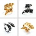 thumbnail image 5 of PTOOTP Fashion Ring Men Rings Golden Design Easy to Match Durable Material, 5 of 8