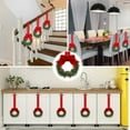 thumbnail image 4 of XEAZON 6PCS Christmas Kitchen Cabinet Wreaths with Plaid Bow Ribbon Hanging Cabinet Kitchen Xmas Doors Wreaths Decorative for Kitchen Window Outdoor Indoor Holiday Decor, 4 of 7