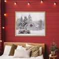 thumbnail image 4 of Stupell Industries Farmhouse Snow Covered Farmland Gold Floating Frame Canvas Art, 31 x 25, by Lori Deiter, 4 of 8