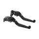thumbnail image 1 of Palancas de freno y embrague cortas y largas únicas para Yamaha YZF R1 2009-2014, palanca de freno ajustable en 6 posiciones, aleación de aluminio, negro sólido, 1 par, 1 of 6