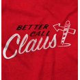 thumbnail image 2 of Christmas Better Call Claus Plus Size Crewneck Graphic Tee Shirt Brisco Brands 3X, 2 of 5