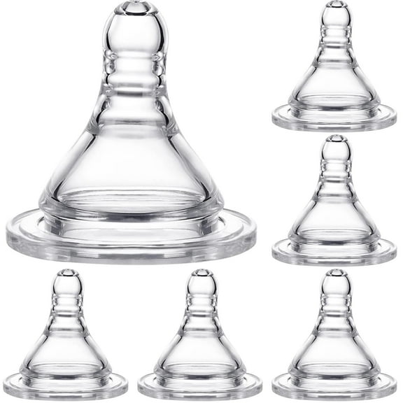 Pacifier*8Pcs, Clearance Under $5 Dienrx Bottle Slow Flow Nipple for Newborns and Older Silicone for Baby Bottles