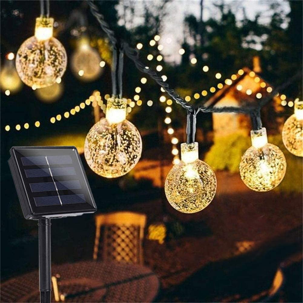 Solar Lights Outdoor Garden Yard Waterproof Hanging LED Light Bulb Decor Lamp ED 