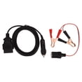 thumbnail image 2 of ECU Emergency Power Supply Cable, 12V Portable Wearproof Plug And Play Universal  Lighter Socket OBD2 Memory Saver With Clip For Cars, 2 of 8