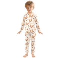 thumbnail image 3 of Corgi Love Pattern Cotton Pajamas 2 Piece Set Sleepwear Soft and Comfortable Homewear Nightwear, 3 of 7