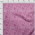 thumbnail image 3 of oneOone Cotton Silk Pink Fabric Abstracts Diy Clothing Quilting Fabric Print Fabric By Yard 42 Inch Wide, 3 of 6