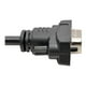 Eaton Tripp Lite Series (HDMI HD-15 (VGA) 10 ft HDMI to VGA Active Adapter Cable to Low-Profile HD15 M/M), (3.1 M) - Câble Adaptateur - HDMI Mâle vers Mâle - 10 Pi - Blindé - Noir - Vis à Molette - Câble Adaptateur - HDMI Mâle vers HD-15 (VGA) Mâle - Noir – image 5 sur 6