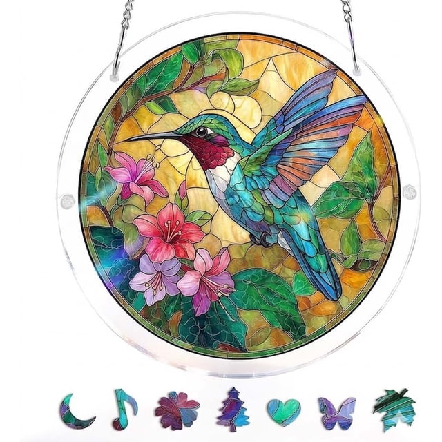 Colorful Acrylic Puzzle Pendant Home Puzzle Decoration Gift Giving