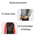 thumbnail image 5 of PVC Plastic Sauna Suit Exercise Gym Outfit Boosts Metabolism Fat Burn During Workouts Men Women, 5 of 7