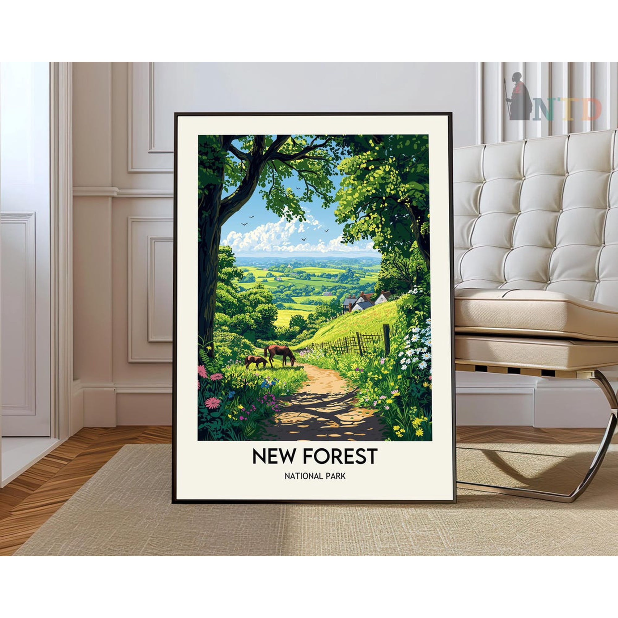 New Forest National Park Poster Unframed Paper Print