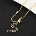 thumbnail image 3 of 10pcs Brass Satellite Chains Necklace for Women Cadmium Free & Lead Free Real 18K golden Plated 17.56 inch(44.6cm), 3 of 4