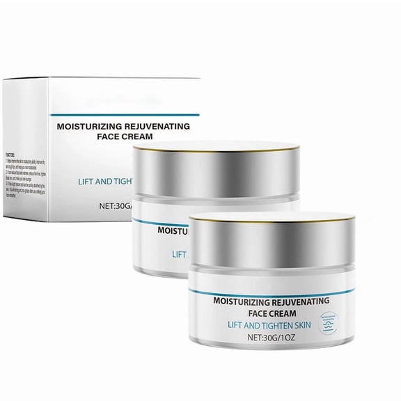 2 Jar Instant Face Lift Cream, Beauty Age-Defiance Crème, with Collagen, Retinol & Vitamin E, Instant Face Lift Cream for Skin Tightening and Firming, Crafted For Mature Skin, Smooth Wrinkles