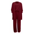 thumbnail image 6 of Pyhlmscde Women's New Knitted Slim Fit Tank Top Pants Sports Set Pants Three Sets, Sweatsuits Women 2 Piece Outfit, Womens Loungewear Set, Two Piece Sets for Women, 6 of 6