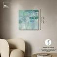 thumbnail image 5 of Lilly Pad Abstract I Canvas Coastal Farmhouse Wall Art by Art Remedy, Gallery Wrapped, 24" x 24", 5 of 7