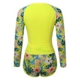 thumbnail image 4 of Kcodviy Women 2 Piece Long Womens Guard Short Sleeve Rash Guard with Cropped Guard Built in Bra Swimsuits Men Guard Short Sleeve Upf 50+ Swim Shirt Guard Long Sleeve with Boyshort Bottom, 4 of 7