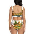 thumbnail image 3 of Rocae Thanksgiving Truck for Bikini Set for Women Two Piece Sexy High Swimsuits Split Crossover Bikini XX-Large, 3 of 9