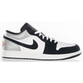 thumbnail image 1 of Ni - ke Size 8.5 - Air Jordan 1 SE Low White Black Matte Silver, 1 of 5