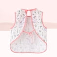 thumbnail image 6 of Toddler Waterproof Bib Baby Bibs Infant Eating Children Drawing Sleeveless Pocket Apron Self Feeding Baby Cloth (blue car,110(3-4Y)), 6 of 7