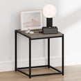thumbnail image 2 of Furinno CAMNUS Metal Frame Nightstand Toolless Side/End Table French Oak Grey, 2 of 4