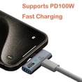 thumbnail image 4 of Adaptador Poihiom 2 en 1 USB C a USB 3.2 OTG con carga de 100 W, 4 of 6