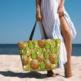 thumbnail image 6 of Daiia Tropical Summer Fruit Beach Travel Bag - Water-Resistant Beach Bag, Lightweight Tote with 7 Pockets for Women and Men - Gym,Pool,Camping,Reusable Grocery Bag, 6 of 7