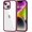 Cherry Red, variant on for iPhone 14 Plus Case Clear [Anti-Yellowing] Anti-Scratch Transparent Hard Back and Soft Edge [Military Grade Drop Protection] Shockproof Phone Cover - Pink