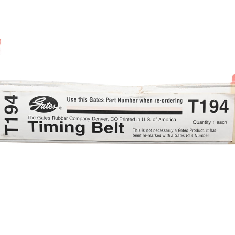 Gates T294 Timing Belt – Replacement Belt For Various Engines