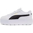 thumbnail image 2 of PUMA Women's KARMEN REBELLE Sneaker, Puma White-Puma Black, 10, 2 of 5