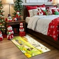 thumbnail image 5 of YIMEIS Flannel printed area floor mats, kitchen decorative mats, door mats, and bedroom bathroom carpet mats Bees collect nectar from flowers 15.7'' x 23.6''+19.7'' x 31.5''+17.7'' x 47.2'', 5 of 10