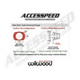 thumbnail image 4 of Wilwood 140-7140-DR Forged Dynalite Pro Rear 12.19" Big Brake Kit With Red Calipers With Drilled Rotors, Compatible with Ford Big New Flange With 2.50 Offset, 4 of 4