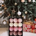 thumbnail image 5 of Velvet Christmas Ornaments Balls Set-Flocked Shatterproof Hanging Baubles for Xmas Tree Decorations,Neutral Textured Decorative Balls for Wreath Garland Mantel to Create a Festive Holiday Atmosphere, 5 of 7