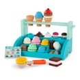 thumbnail image 2 of Battat Sweet Sprinkles Ice Cream Plastic Set with 40+ Multicolor Pieces, Toddler and Preschool Play Food Toys, 2 of 5
