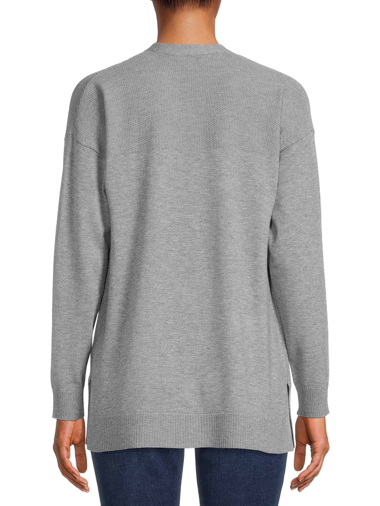 Time and Tru Women's Open Front Cardigan Sweater