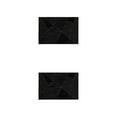 thumbnail image 2 of kurtrusly Table Mat Dining Pad Place Heating-resistance Fine Workmanship Anti-sliding Simple Style Multipurpose Washable Black 2Set, 2 of 6