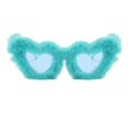 thumbnail image 3 of FYEGRE Stylish Oversized Frame Sunglasses for Women and Men with and Modern Design for Outdoor Activities Blue, 3 of 3