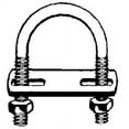 thumbnail image 2 of National Hardware 5/16 In. x 1-3/8 In. x 3-3/4 In. Zinc Round U Bolt Pack of 5, 2 of 3